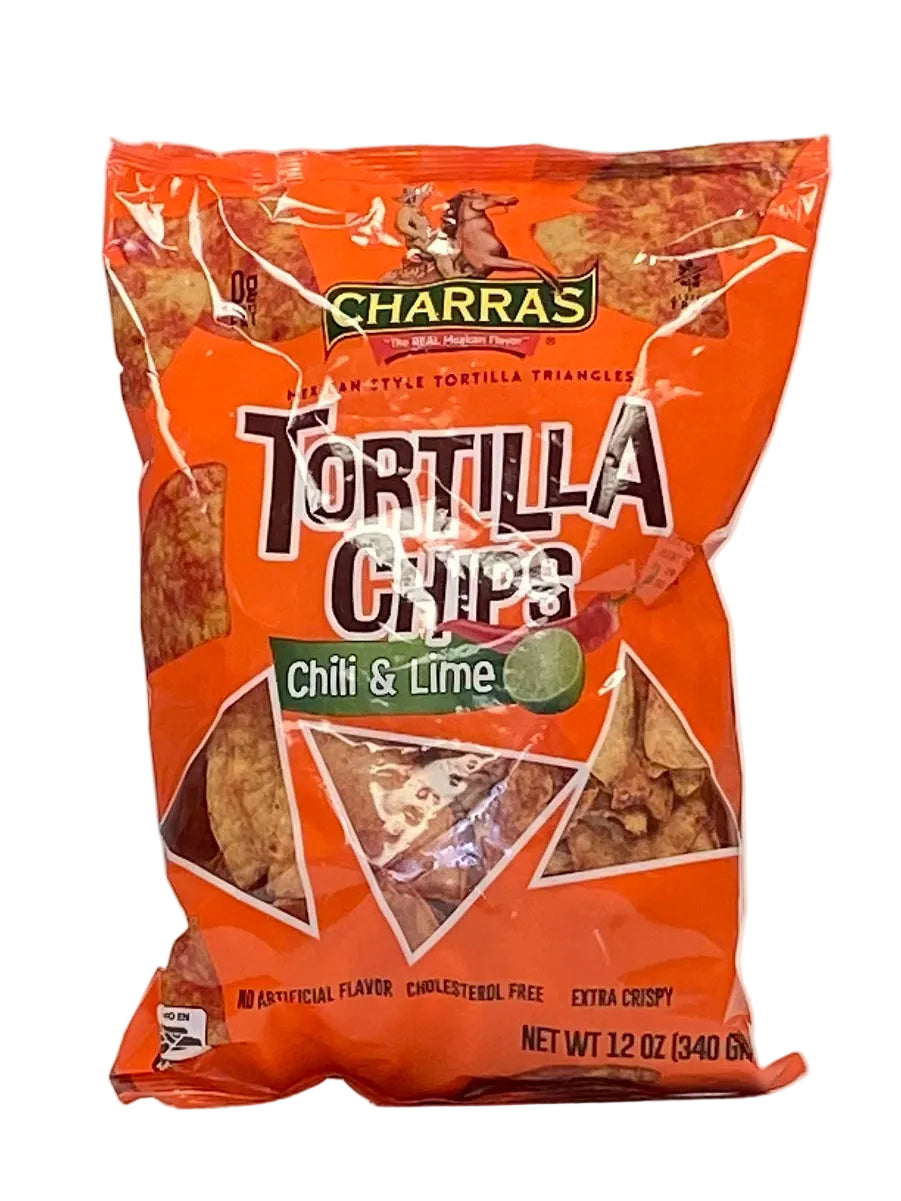 Charras Chips de tortilla au chili et lime