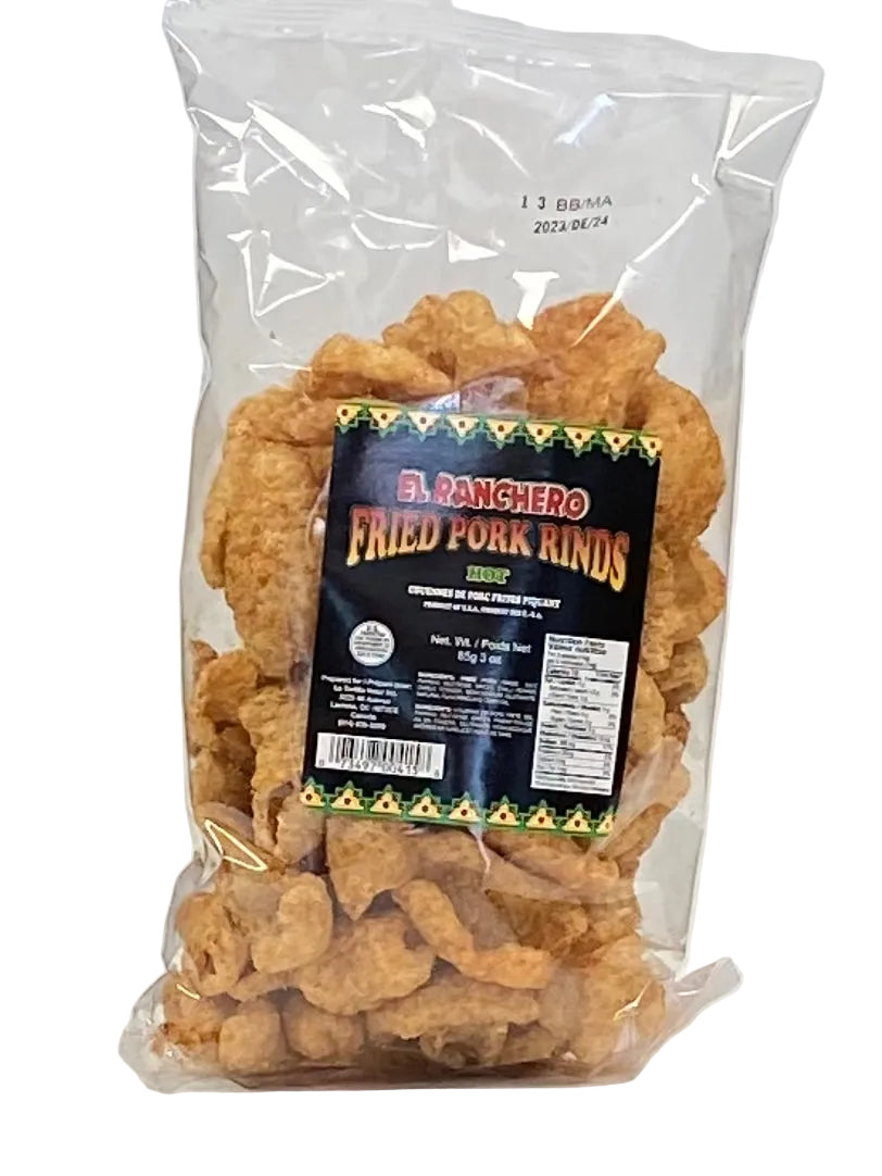 El Ranchero Couennes de porc frites piquantes