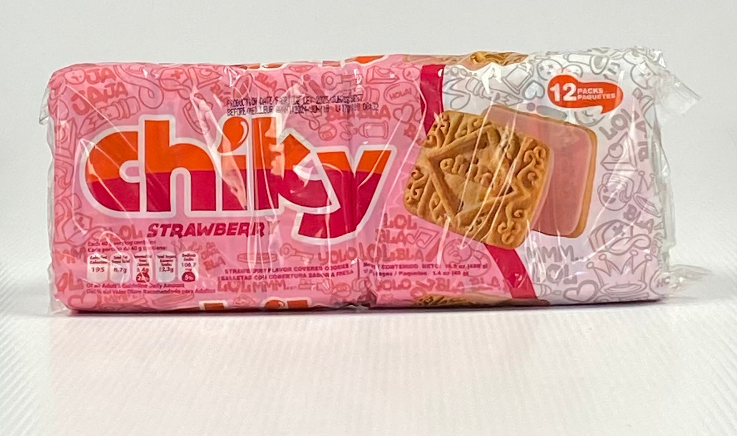 Chiky biscuits aux fraises