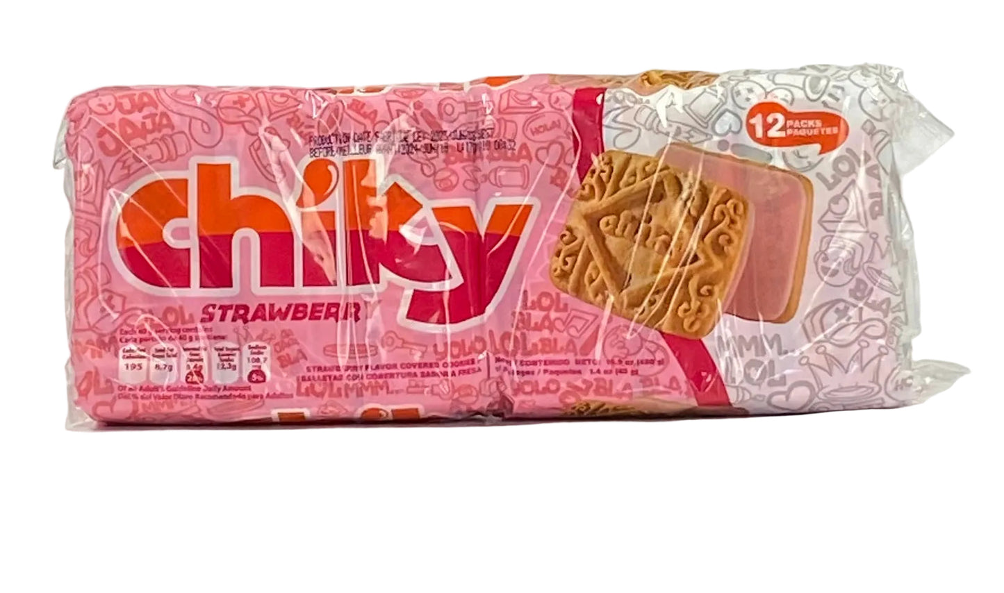 Chiky biscuits aux fraises