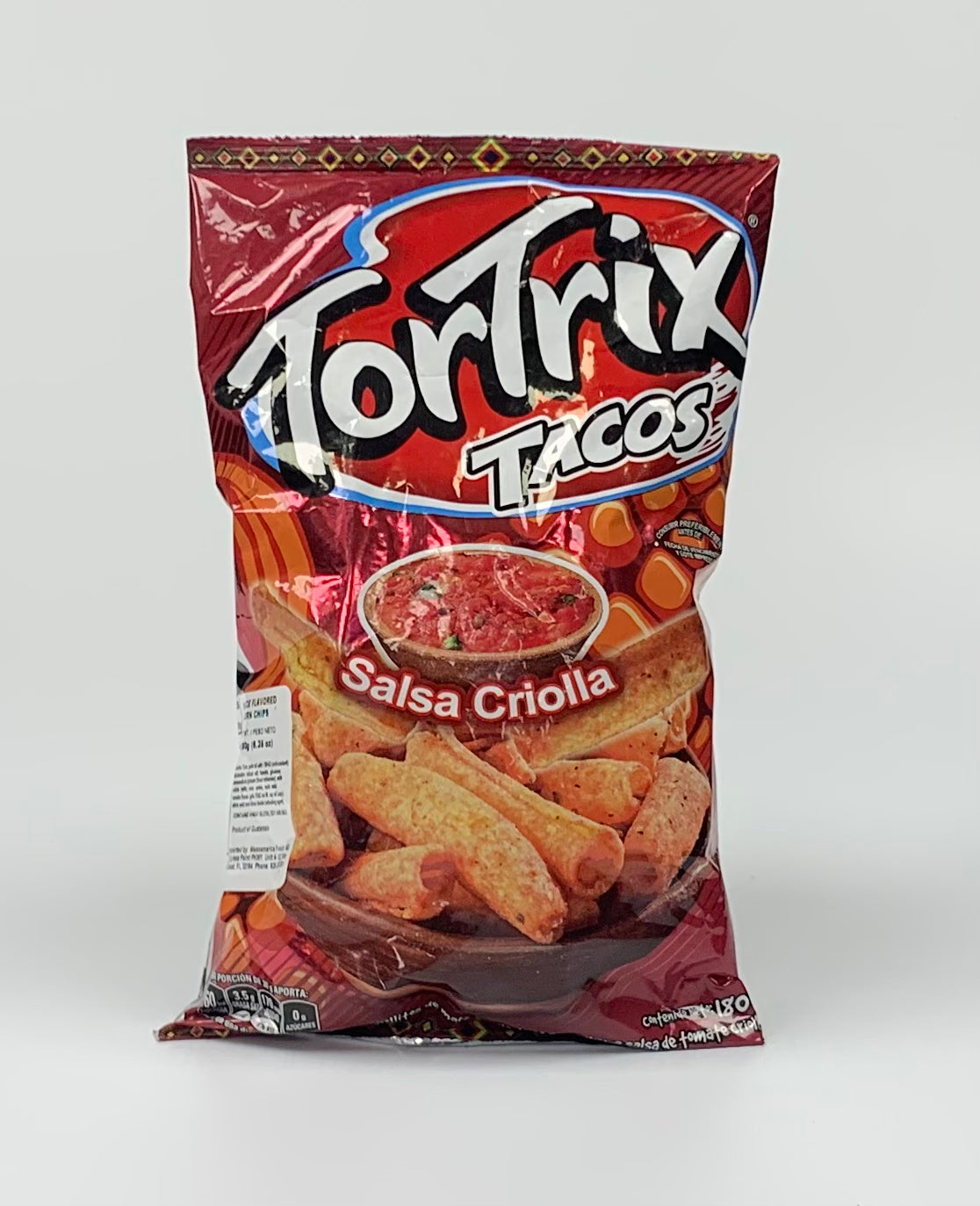 Tortrix Rouleaux de fritures de maïs à la sauce tomate créole