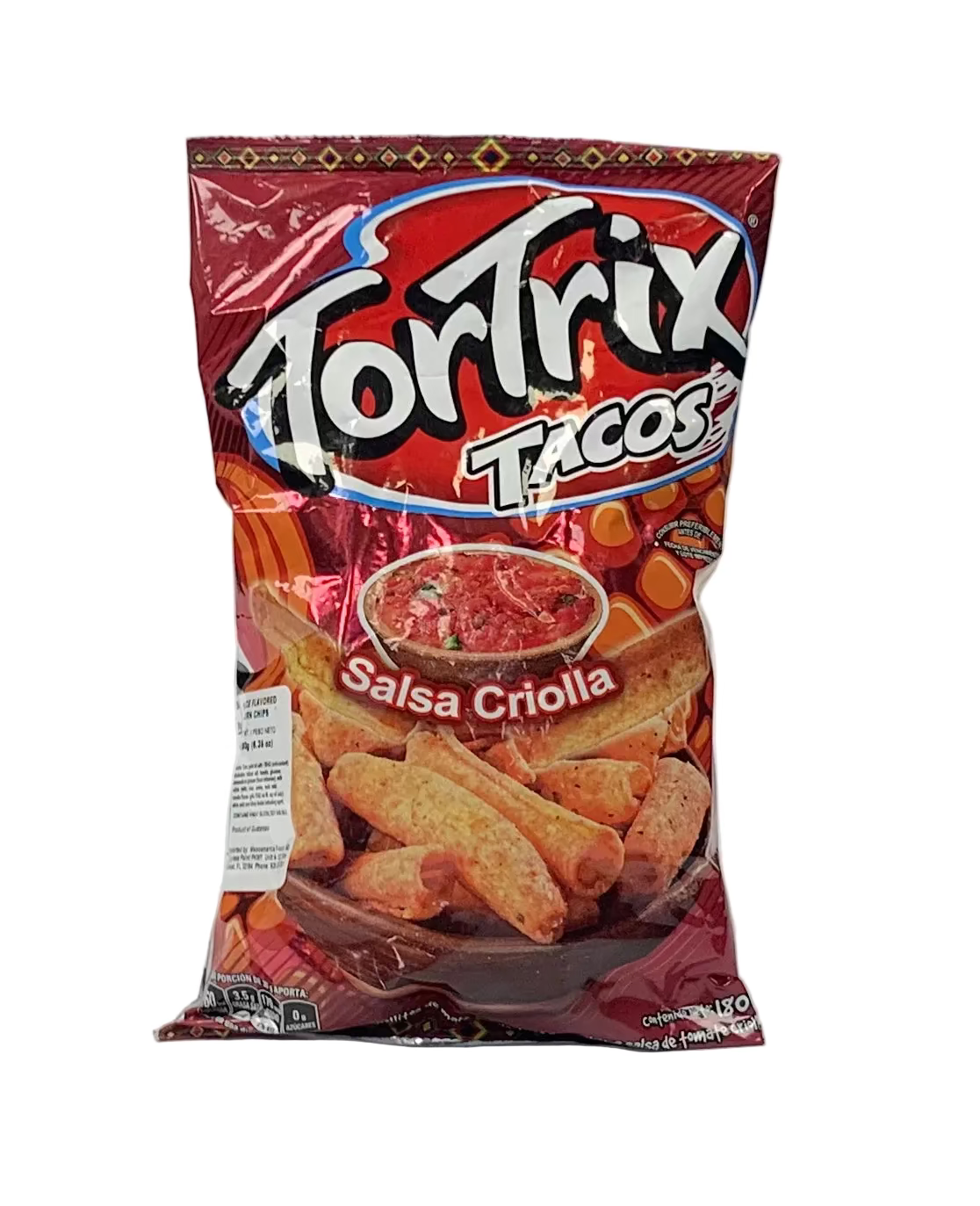 Tortrix Rouleaux de fritures de maïs à la sauce tomate créole