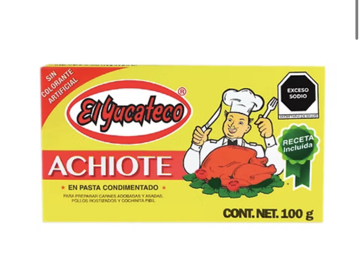El Yucateco Annatto en pâte