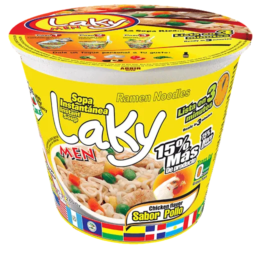 Laky Men soupe instantanée au poulet