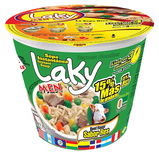 Laky Men soupe instantanée au boeuf