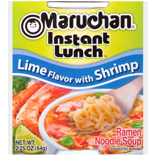 Maruchan soupe instantanée aux crevettes et lime