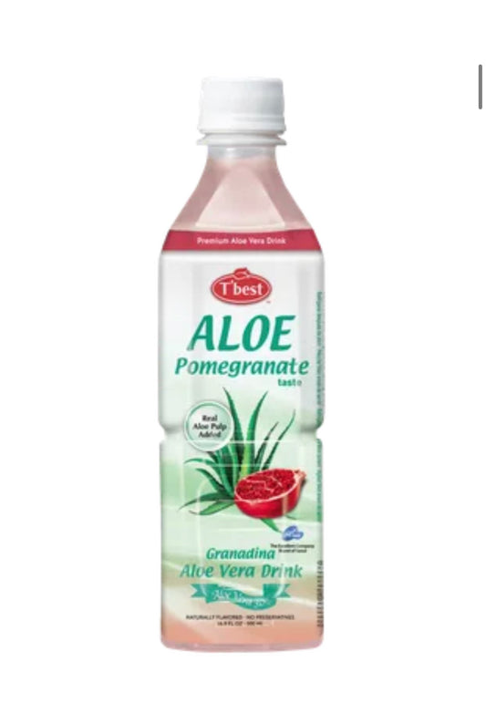 T'best Boisson à l'aloe vera à saveur de pomme grenade