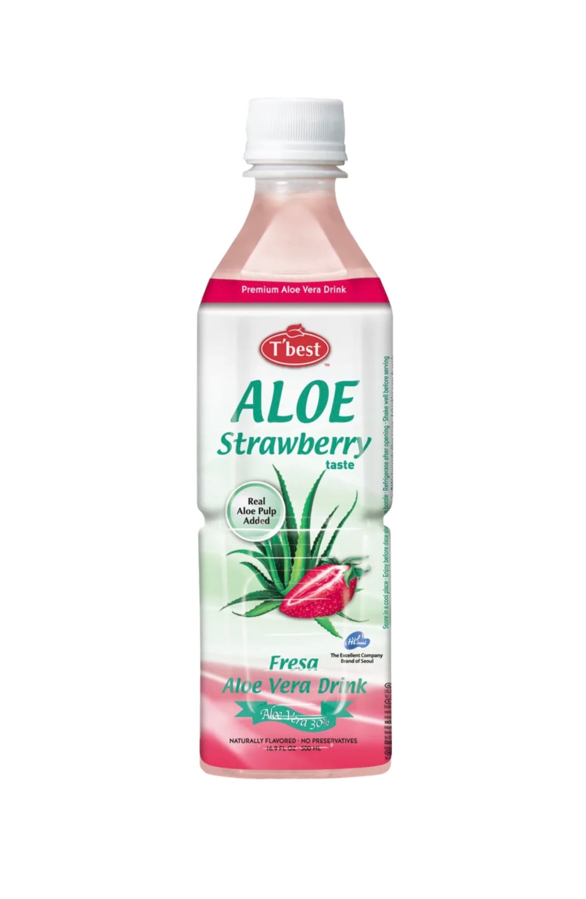 T'best Boisson à l'aloe vera à saveur de fraise