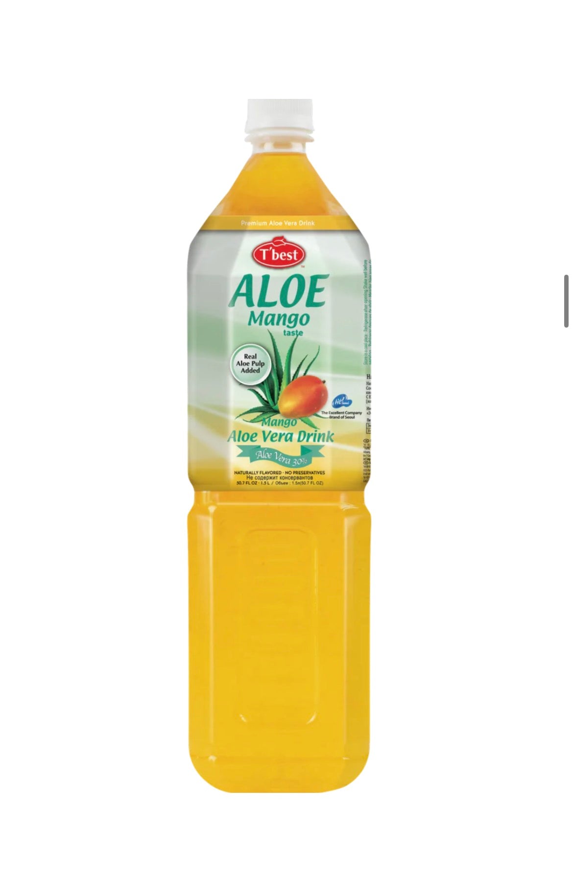 T'best Boisson à l'aloe vera à saveur de mangue