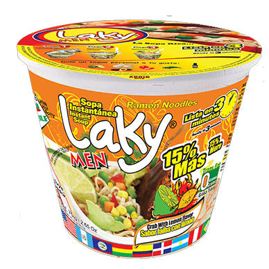 Laky Men soupe instantanée au crabe et lime