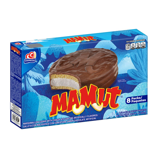 Gamesa Mamut Biscuit à la guimauve enrobé de chocolat